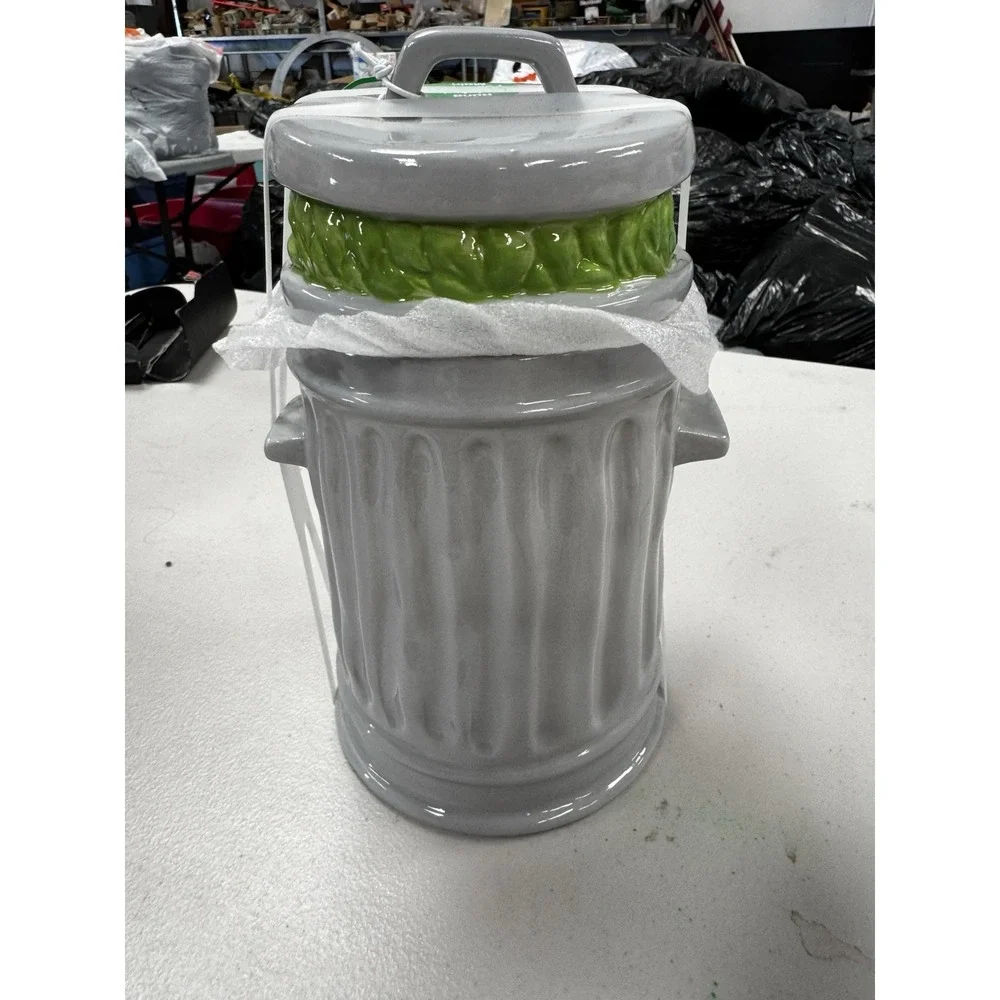 NEW Vintage Style OSCAR THE GROUCH COOKIE JAR Sesame Street